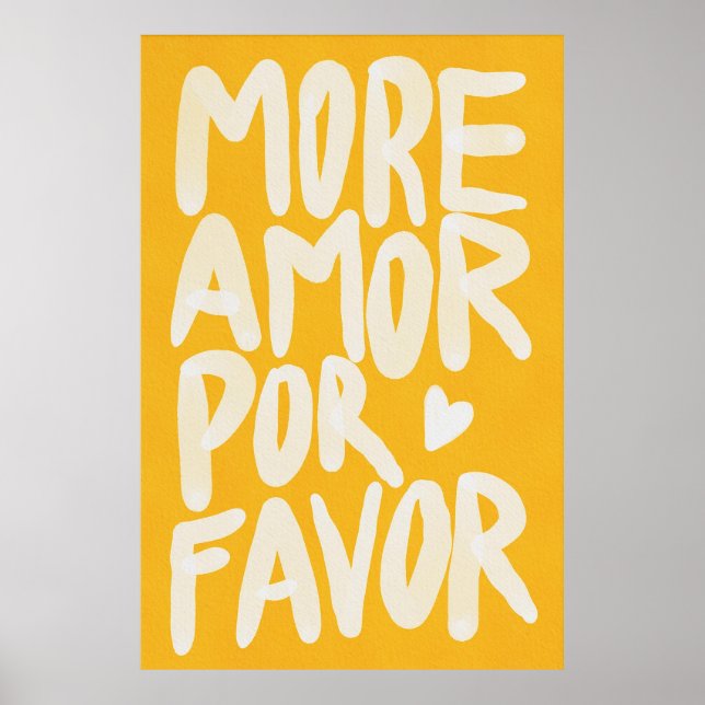 More Amor Por Favor Poster (Front)
