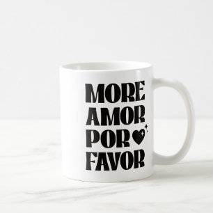 More Amor Por Favor Retro Love Valentine Aesthetic Coffee Mug