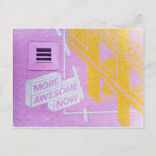 More Awesome Now (Canada) Postcard