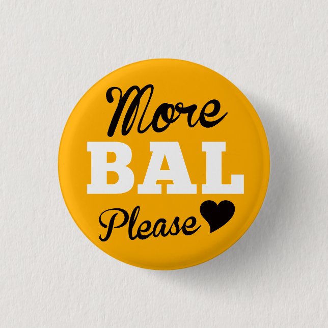 More Balboa Please, Canary Button (Front)