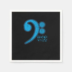 More Bass Clef Note Musical Notes Musicians Music Napkins