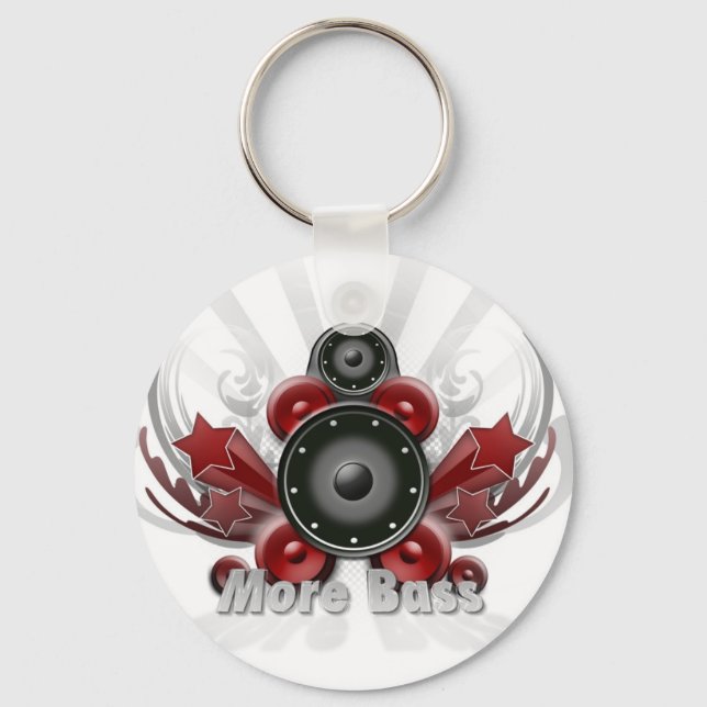 More Bass Keychain (Front)