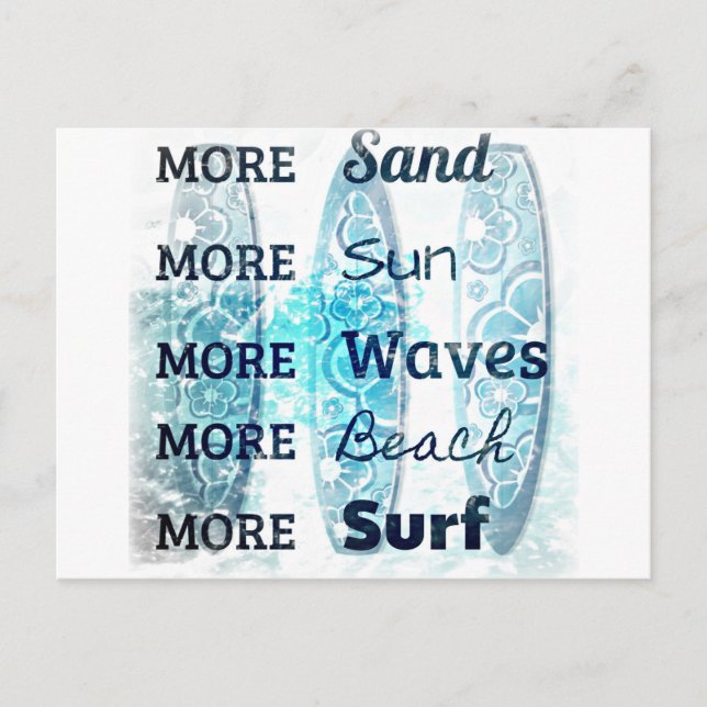 More Beach Life Postcard (Front)