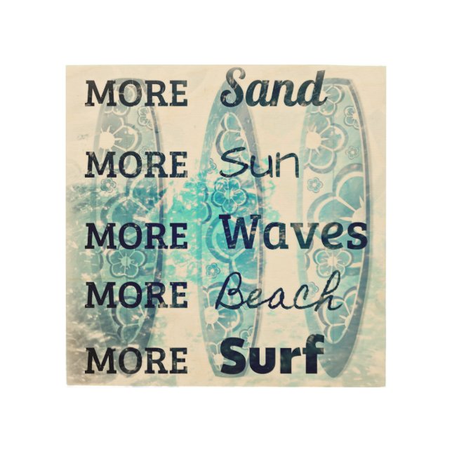 More Beach Life Wall Art (Front)