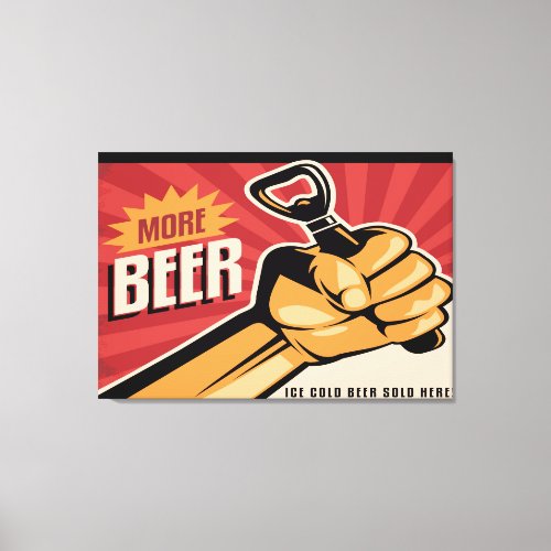 More Beer Canvas Print