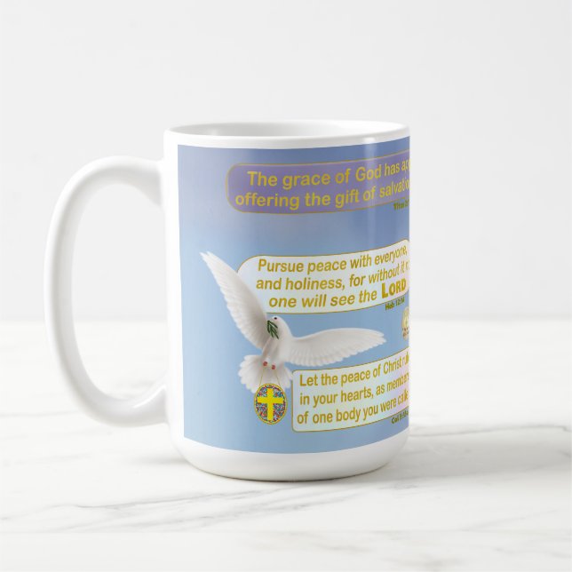 more Bible verses to wake up by! Coffee Mug (Left)
