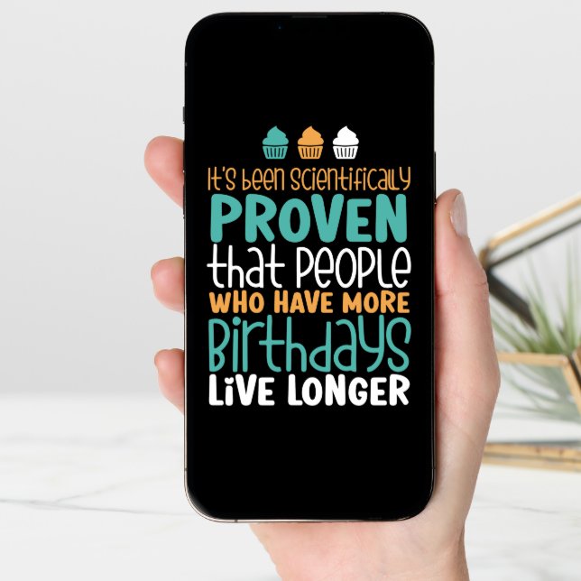 More Birthdays Live Longer Funny Birthday Card (Front Digital)