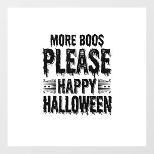 More Boos Please Vintage Halloween Typography Desi Floor Decals