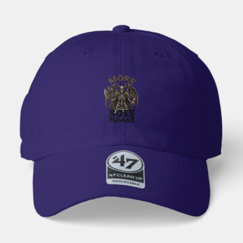 More Boss Please Halloween Demon Skeleton Axe Hour 47 Brand Hat