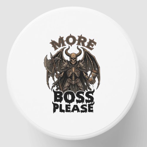 More Boss Please Halloween Demon Skeleton Axe Hour Mini Candle Favors