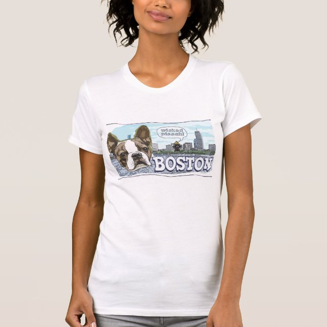 More Boston Terrier Wicked Pissah Gear T-Shirt (Front)