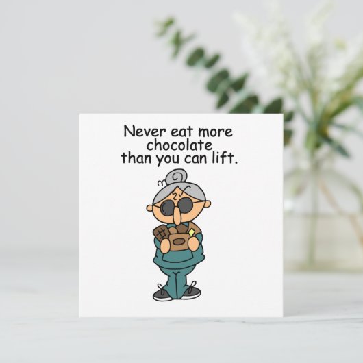 More Chocolate Humor (Standing Front)