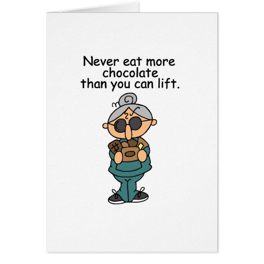 More Chocolate Humor Cards (Front)