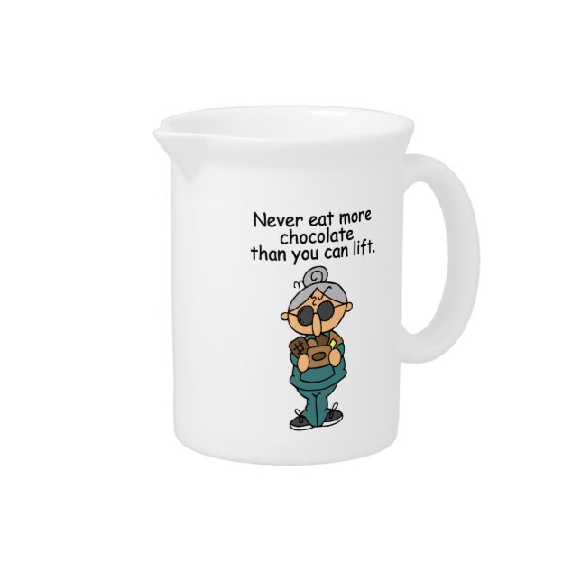 More Chocolate Humor Pitcher (Right)