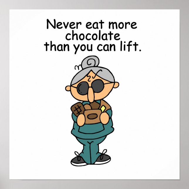 More Chocolate Humor Poster (Front)