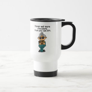 More Chocolate Humor Travel Mug