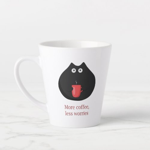 More coffee less worries mug