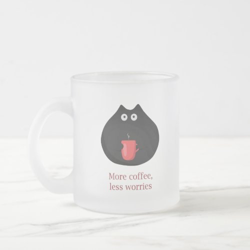 More coffee less worries mug