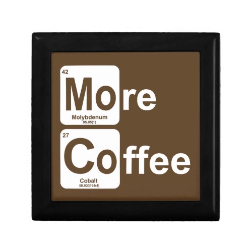 More Coffee Periodic Table Gift Box