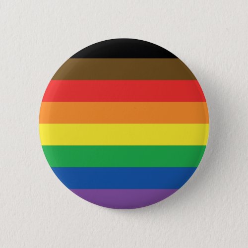More Color More Pride Rainbow Customizable LGBT Pinback Button