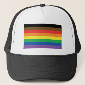More Color More Pride Rainbow Customizable LGBT Trucker Hat