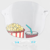 More Colors in Shop - Movie Popcorn Soda Funny Face Shield | Zazzle