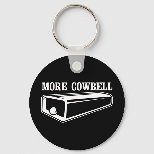 More Cowbell Keychain (Front)