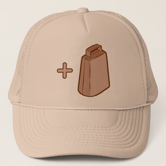 More Cowbell Trucker Hat (Front)