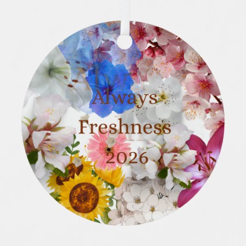 More flowers&amp;freshness  metal ornament
