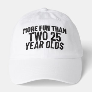 More Fun Than Two twenty two Year Olds gifts 50th Hat