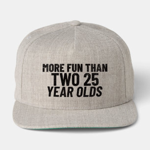 More Fun Than Two twenty two Year Olds gifts 50th Snap Back Hat