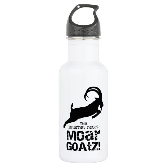 More Goatz 2 Water Bottle (Front)