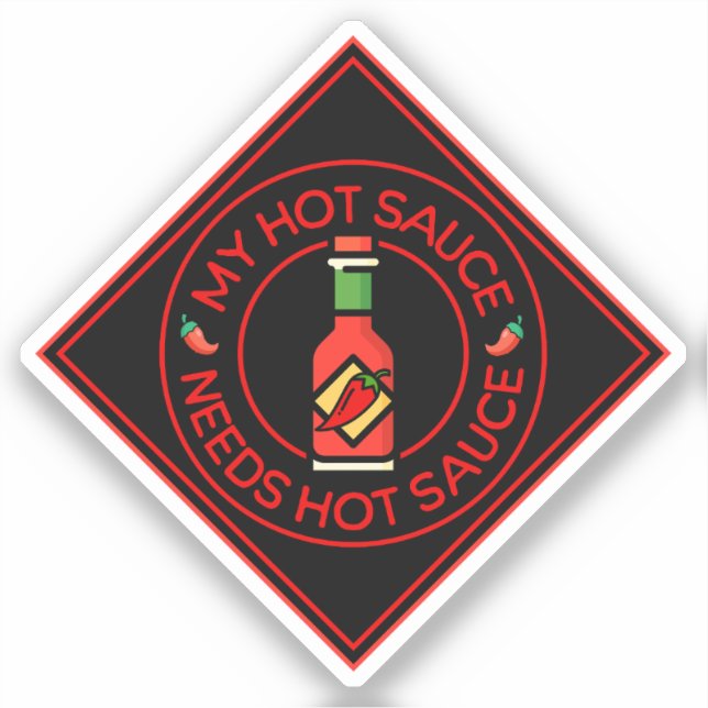More Hot Sauce Sticker (Front)