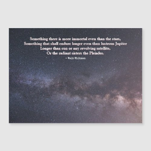 More Immortal Than the Stars Sympathy Quote