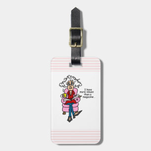 More Issues Than a Magazine Humor Luggage Tag