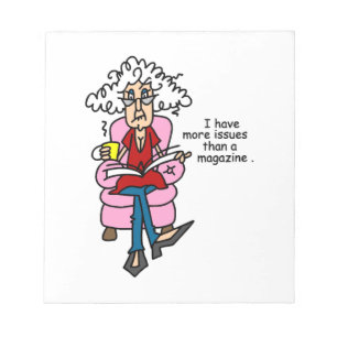 More Issues Than a Magazine Humor Notepad