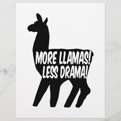 More Llamas Less Drama