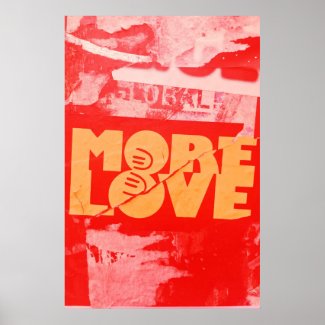 More Love Pop Art, Modern Original Poster