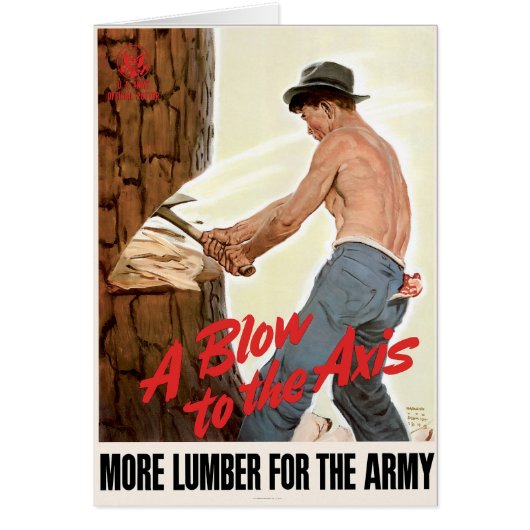 More Lumber for the Army Cards (Front)