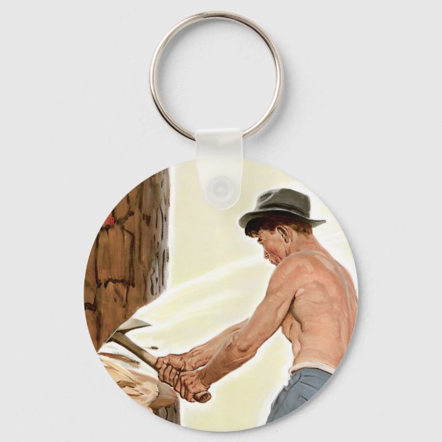 More Lumber for the Army Keychain (Front)