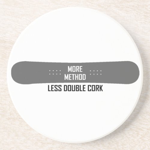 More Method Less Double Cork Coaster