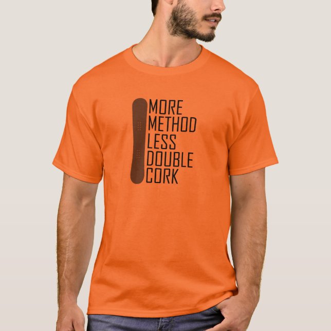 More Method Less Double Cork T-Shirt (Front)
