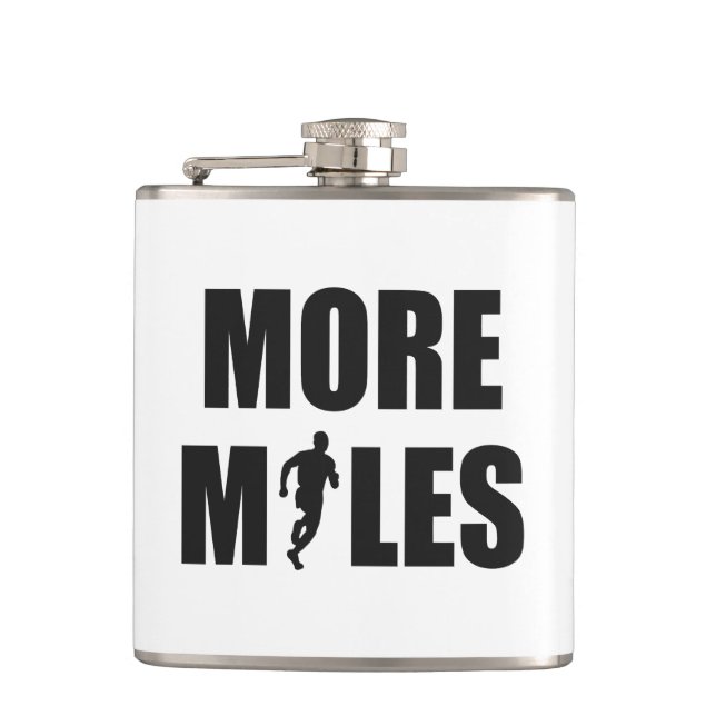 More Miles Running Flask (Front)