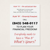More Money SIZZLE CARD (Back)