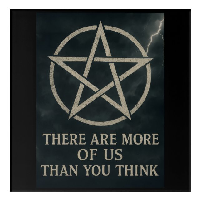 More of us Wicca Acrylic Print (Front)
