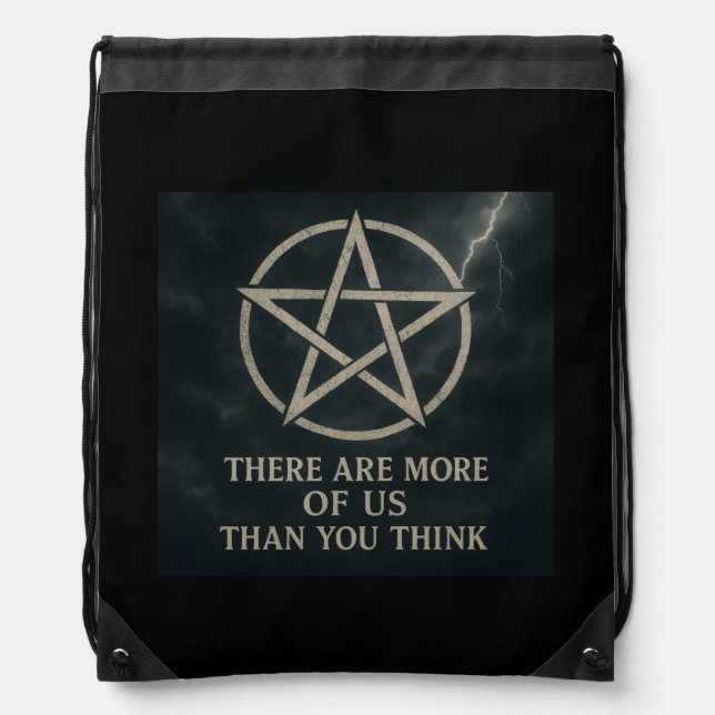 More of us Wicca Drawstring Bag (Front)