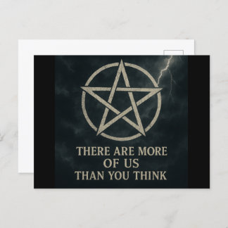More of us Wicca Postcard
