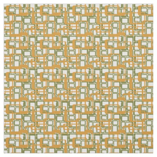 More Open Mid-Century Modern Rectangles Again  Fabric