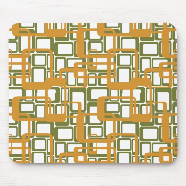 More Open Mid-Century Modern Rectangles Again  Mouse Pad (Front)
