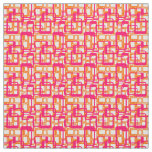 More Open Mid-Century Modern Rectangles Fabric